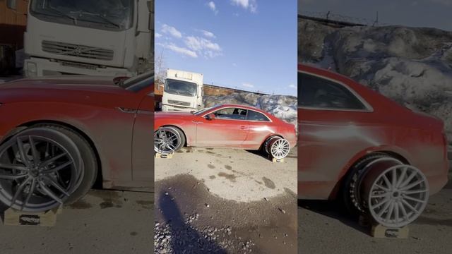 примерка дисков на Audi A5