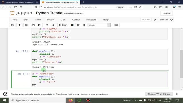 Local And Global Variables In Python | Python 4 You | Lecture 20