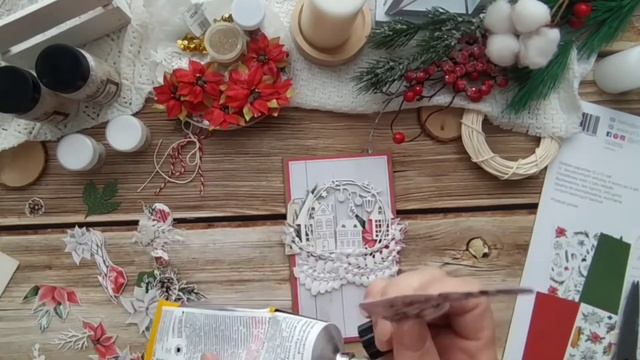 скрапбукинг: мастер класс по зимней открытке смотреть онлайн