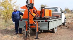 Буровая установка УБШМ на шасси УАЗ. Бурение на воду, геологоразведка, сейсморазведка.