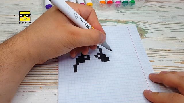 Deadpool - PIXEL ART - ? ДЕДПУЛ- РИСУНКИ ПО КЛЕТОЧКАМ смотреть онлайн