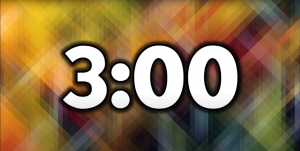 Спортивный Таймер 3 минуты с сигналом (Обратный отсчёт три минуты) /// 3 Minute Timer