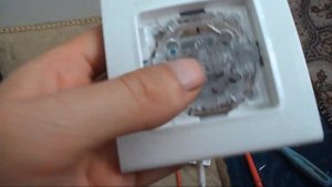 замена  советского выключателя на современый