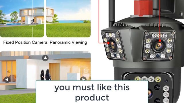 Best Security Camera | HD 8MP PTZ 4K Dual Lens Security Camera Review