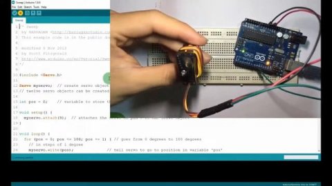 Arduino Tutorial for Beginners - How to Control Servo Motor With Arduino