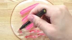 Satisfying Slime Coloring with Makeup! Mixing 3 Aloe Vera Clear Lipsticks into Slime!