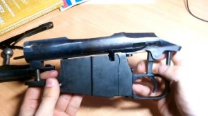 Затвор. Винтовка Мосина без дерева и ствола, скелет