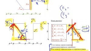 - Теоретическая механика 10-19 - Определение опорных реакций - ЗАДАЧА 3 - звук