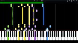 Rammstein - Das Modell Synthesia Piano Tutorial (midi)