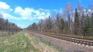 Электропоезд ЭД9М-0222. Последний в оригинальной окраске!