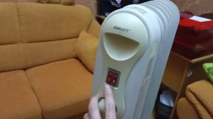 Масляный радиатор Scarlett SC-1164 белый. 1500 W. 7 секций