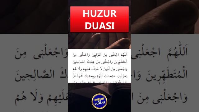 HUZUR DUASI Kuran ve Dualar  #duadinle #shirts