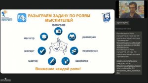 Разбор задачи методом ролей на этапе "Математическое фойе" в технологии "Математический театр"