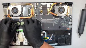MSI GF75 MS 17F4 Teardown Upgrade Disassemble
