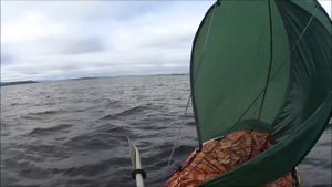 байдарка щука-2 под парусом