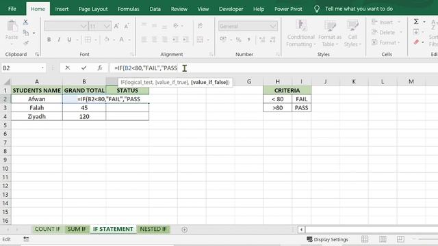 IF, SUMIF, COUNTIF, NESTED IF Function | MS Excel Malayalam смотреть онлайн