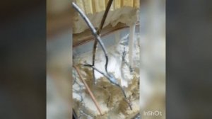 ремонт холодильника LG, замена алюминиевой трубки на медную, в зоне свежести