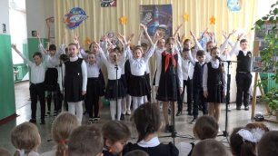 12 апреля 2021 года. Праздничный концерт в Кубанской средней школе поселка Школьное.