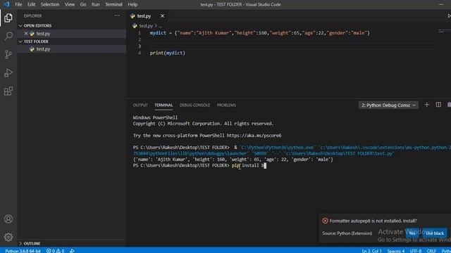 Black Formatting | Python Black Formatter VSCode | Using Black to automatically format Python VSCod