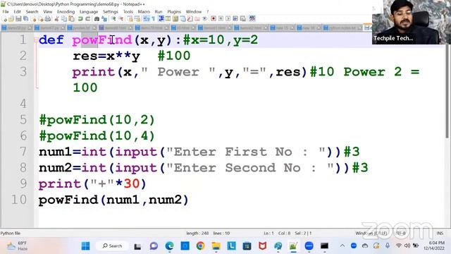 How to create function with parameter , function with return, Function in python | Part 2 | Day 15