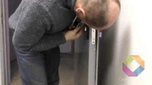 Ручка антипаника установка