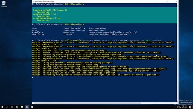 How to use Chocolatey Server as Powershell Repository смотреть онлайн