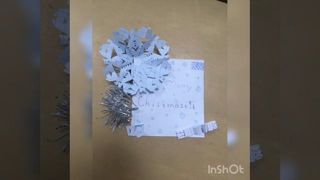 Мастер-класс «Рождественская открытка на английском языке»