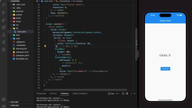GetX State Management Flutter Tutorial for Beginner