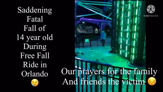 FATAL FALL in Orlando FREE FALL (graphic video) 😥 смотреть онлайн