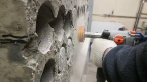 Серия №11. Продолжаем сверление алмазной коронкой Diamond Hit отверстия для подрозетника