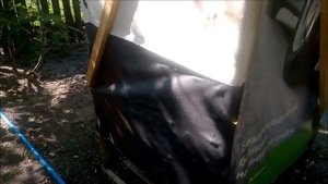Летний душ бомжей или Летний Душ из мусора на скорую руку