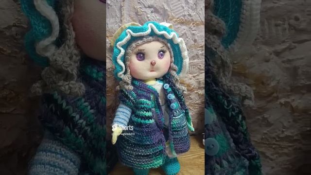 Заюшка #текстильныекуклы #doll #куклы #вязаниекрючком #авторскаякукла #куклазайка