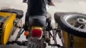 «Урал» с двумя колясками / ШОКавто