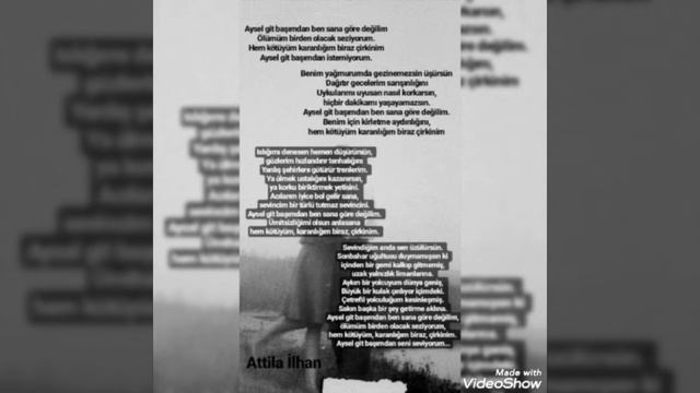 Attila İLHAN Aysel Git Başımdan