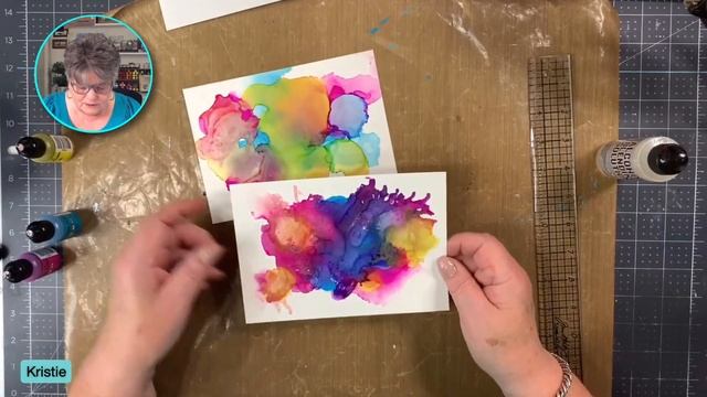 New to Me Technique, Creative Challenge - Gelli Printing - Alcohol Inks смотреть онлайн