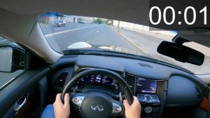 №2 Infinity QX-70 333лс разгон 0-100км