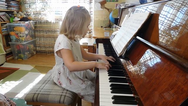Ярослава Лемешкина, 4 года. П.И.Чайковский "Болезнь куклы". (Открытый урок)