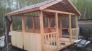 Как построить беседку за 2 недели своими руками
