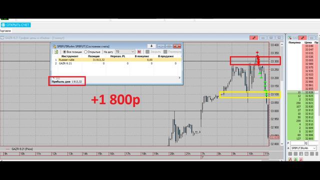 Торговля на 30 000р. Рынок фортс. (Часть 1)