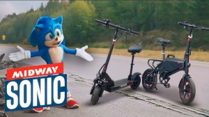 Midway Sonic, электровелосипед как электросамокат.