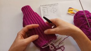 53. Комбинезон для йорка в процессе работы