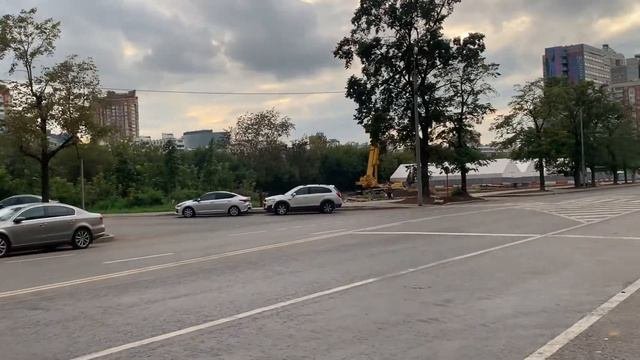 Прогулка по улице Кравченко, Ломоносовский район, г. Москва, 24.08.2023
