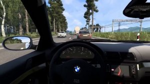 ЕДУ НА БМВ БЕЗ ДОКУМЕНТОВ ПО СУРОВОЙ РОССИИ - Euro Truck Simulator 2 + РУЛЬ