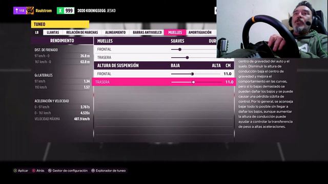 FH5 tuneo koenigsegg jesko /volante logitecg g920 / xbox series s / forza horizon 5 смотреть онлайн