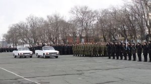 Тренировка Парада Победы  во Владивостоке