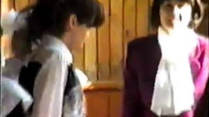 Последний звонок в школе № 7 с. Овсянка Красноярского края. 1996 год