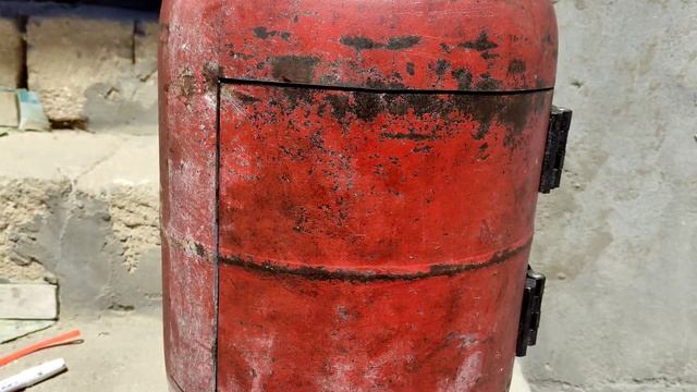 Мангал из газового балона своими руками. ЧАСТЬ 4. смотреть онлайн