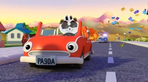 🚓🌈 Fun Learning Colors with Police Car Patrol - Panda Bo Finger Family & Nursery Rhymes for Kids