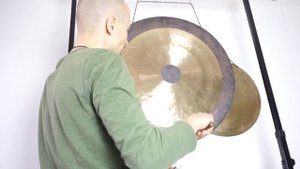 Гонг медитация. Тибетский гонг  70 см. Поющая чаша онлайн.