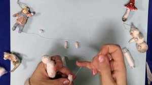 МК "Ёлочная игрушка из ваты"